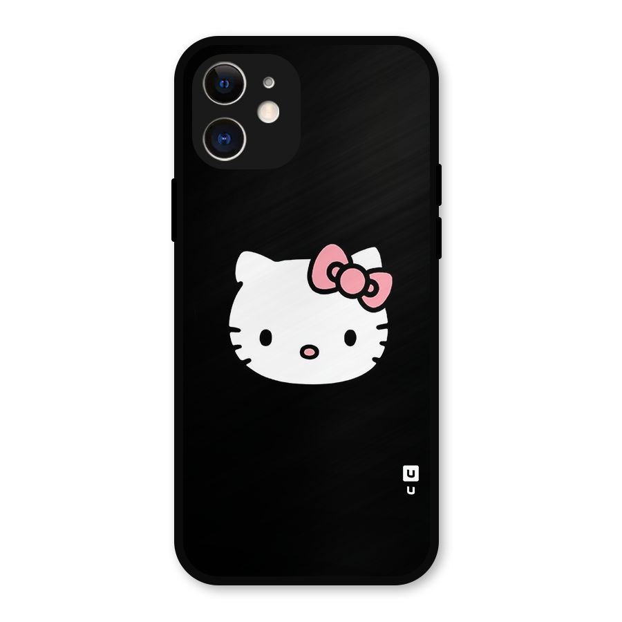 Kitty Cute Metal Back Case for iPhone 12