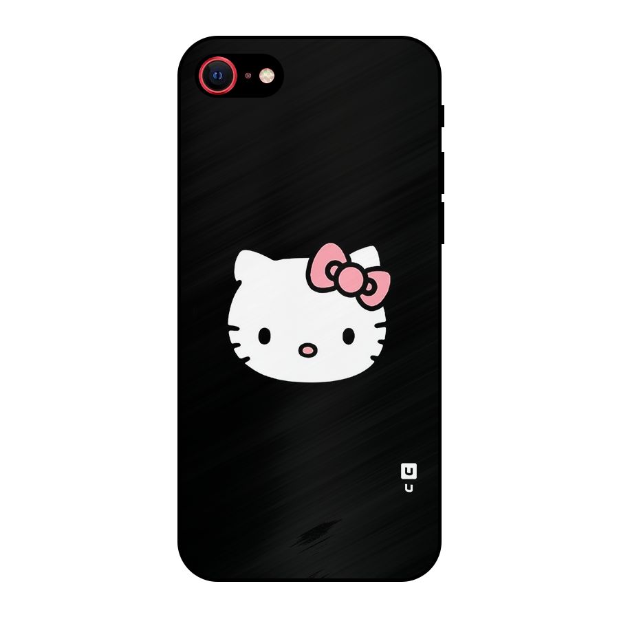 Kitty Cute Metal Back Case for iPhone 7