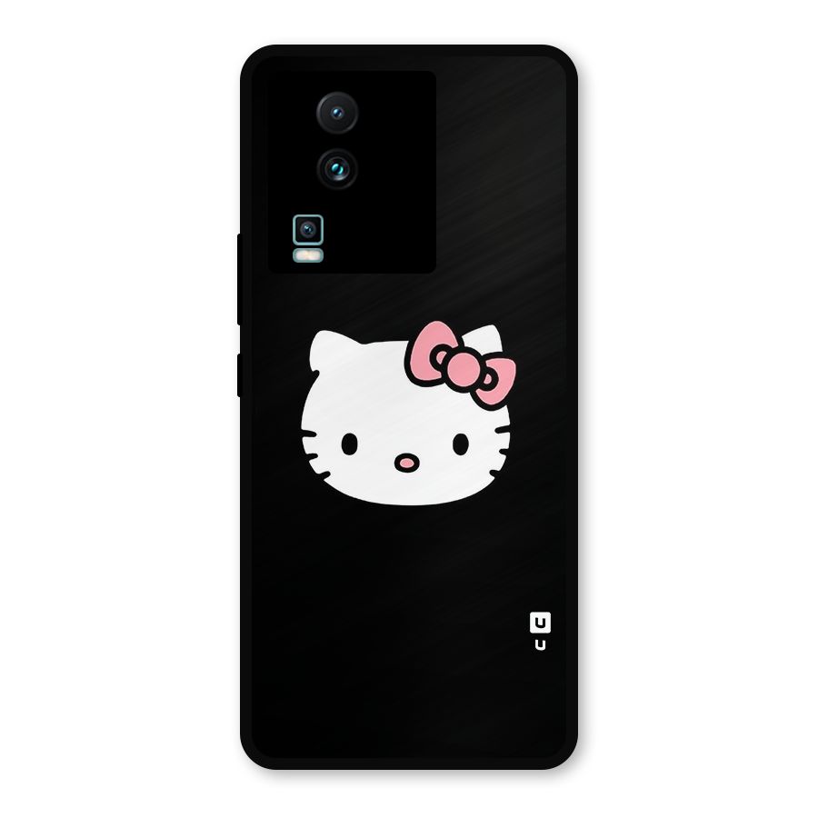 Kitty Cute Metal Back Case for iQOO Neo 7