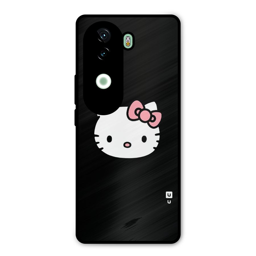 Kitty Cute Metal Back Case for iQOO Z9s