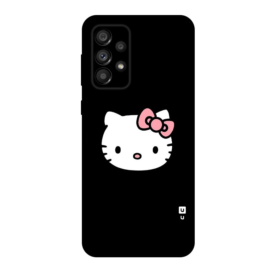 Kitty Cute Original Polycarbonate Back Case for Galaxy A73 5G