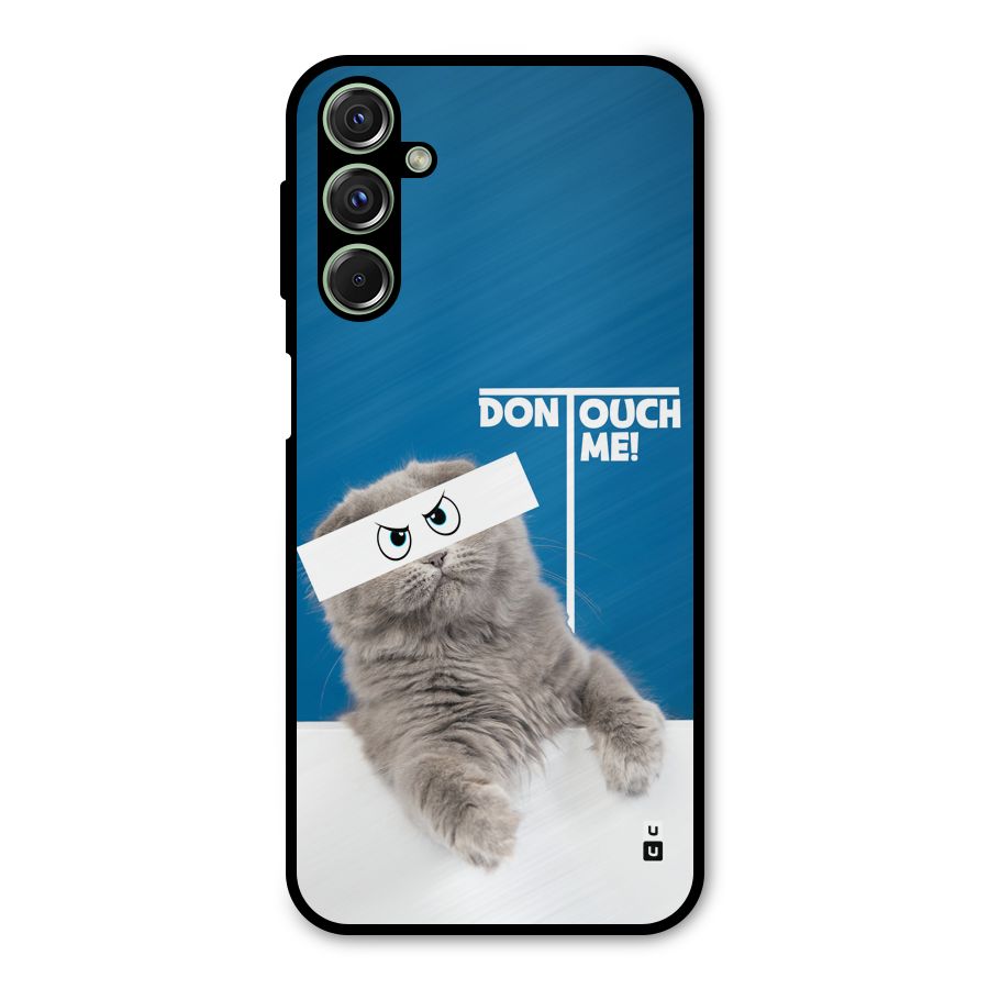 Kitty Dont Touch Metal Back Case for Galaxy M34