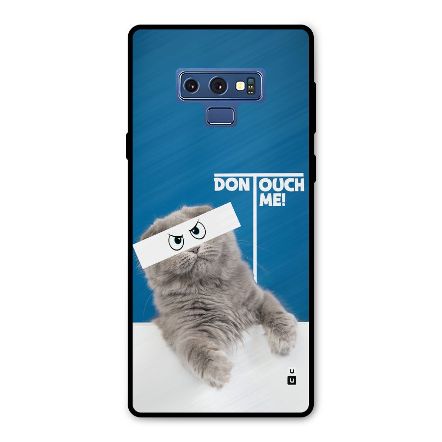 Kitty Dont Touch Metal Back Case for Galaxy Note 9