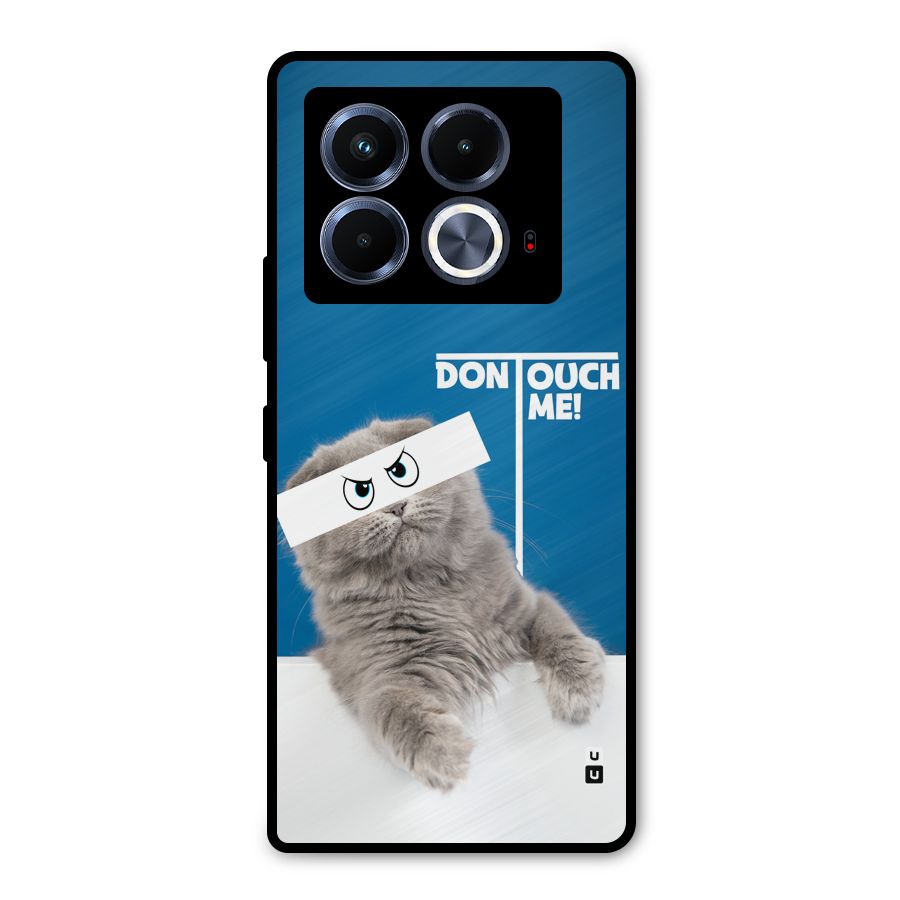 Kitty Dont Touch Metal Back Case for Infinix Note 40 5G