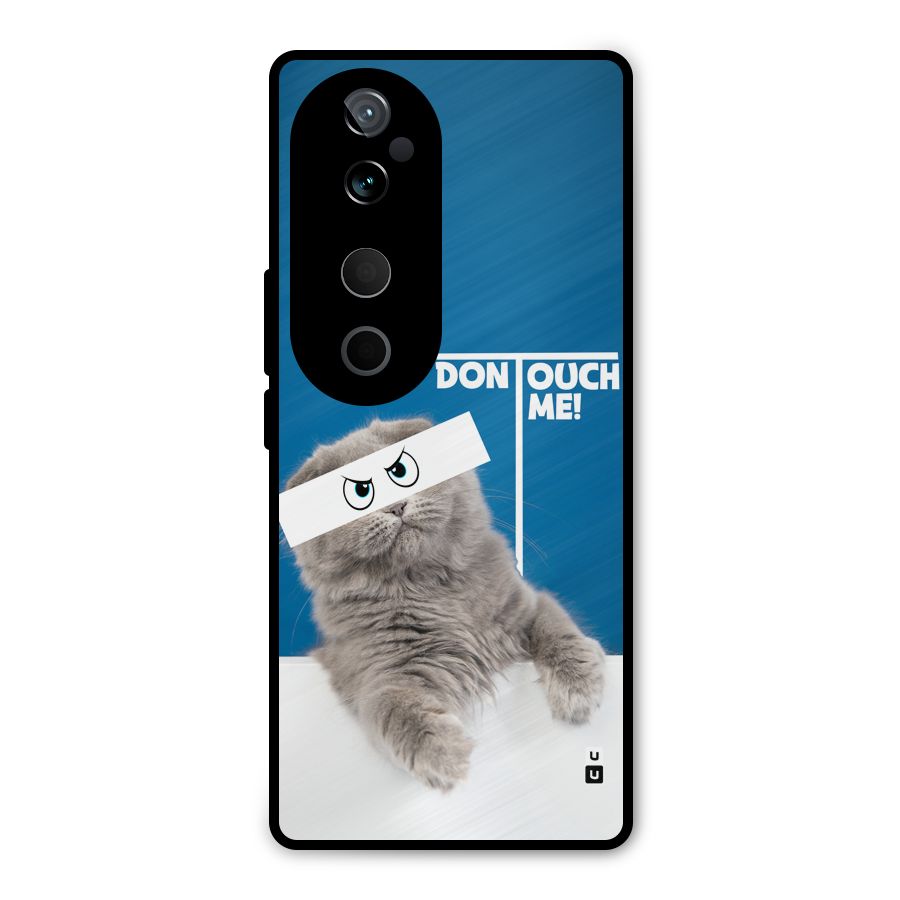Kitty Dont Touch Metal Back Case for Vivo T3 Ultra