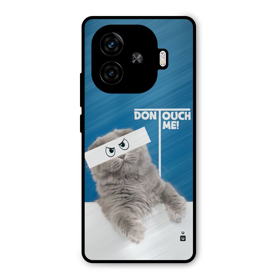Kitty Dont Touch Metal Back Case for iQOO Z9 Turbo