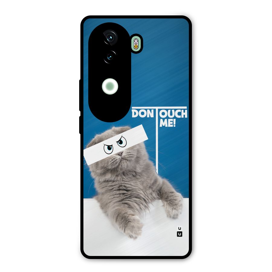 Kitty Dont Touch Metal Back Case for iQOO Z9s
