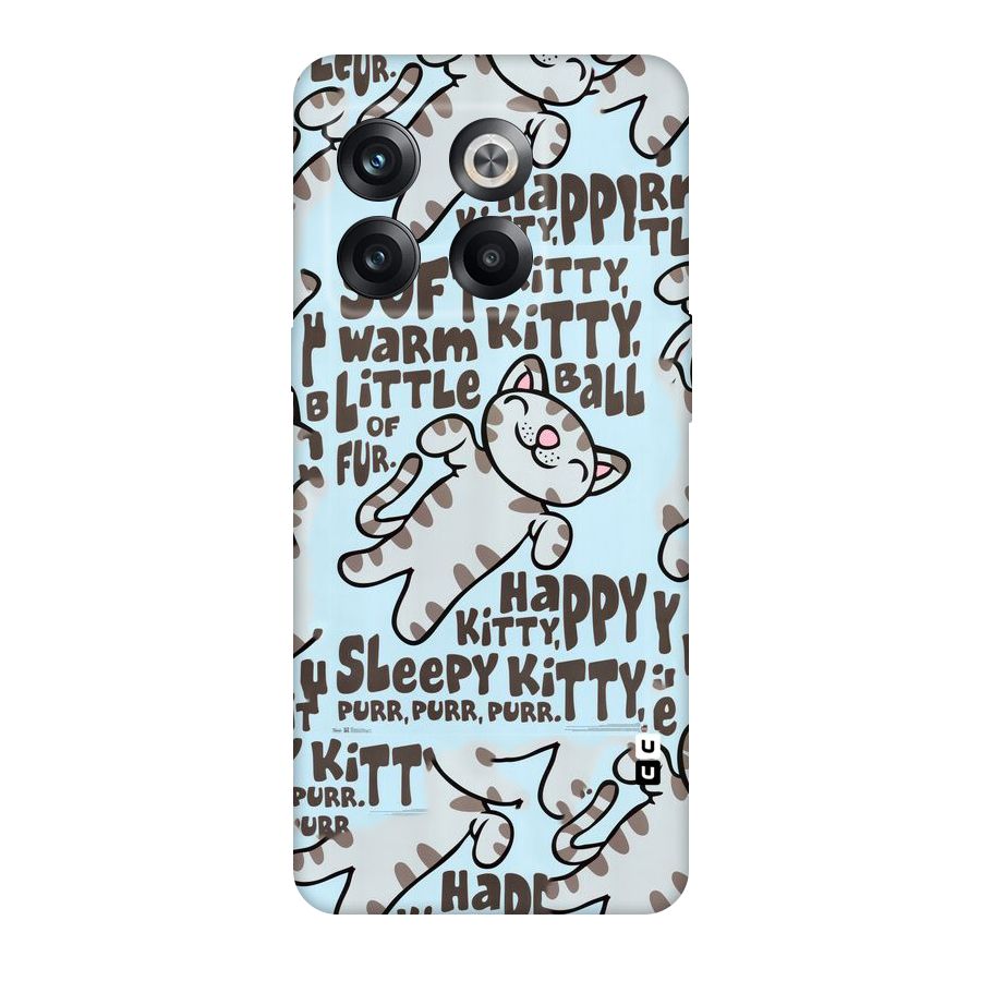 Kitty Pattern Original Polycarbonate Back Case for OnePlus 10T
