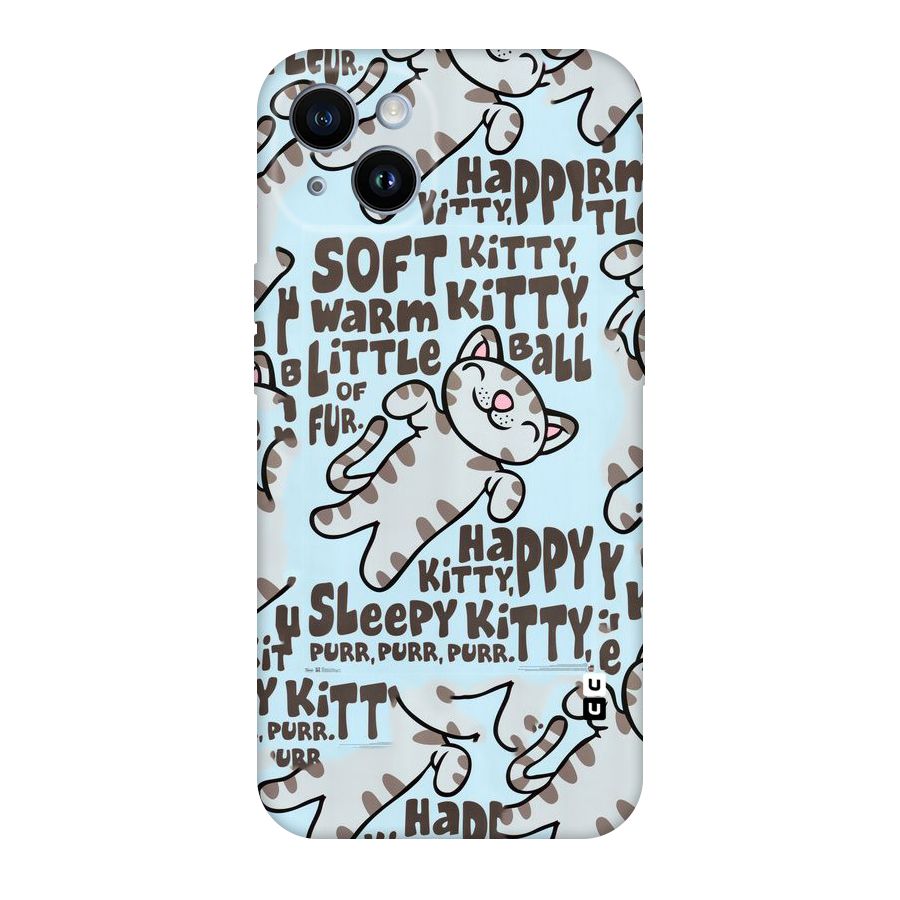Kitty Pattern Original Polycarbonate Back Case for iPhone 14