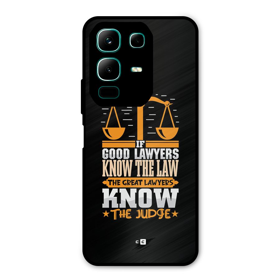 Know The Judge Metal Back Case for Infinix Note 50x