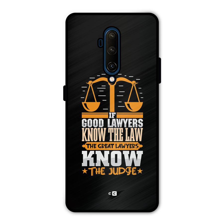 Know The Judge Metal Back Case for OnePlus 7T Pro