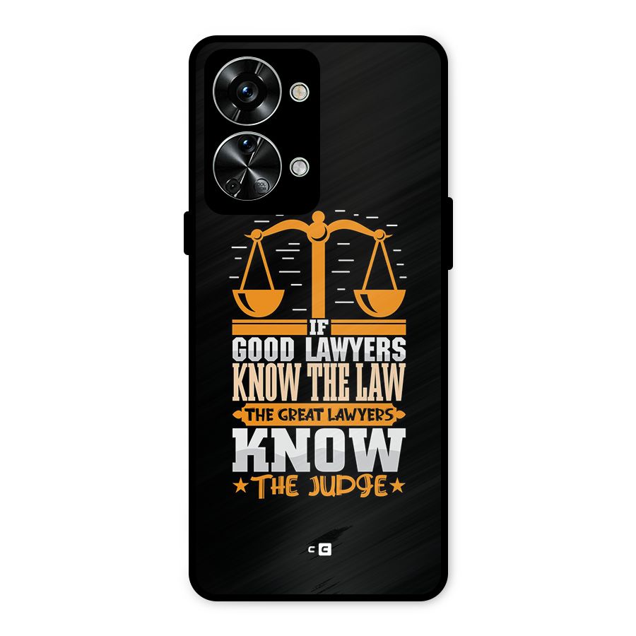 Know The Judge Metal Back Case for OnePlus Nord 2T