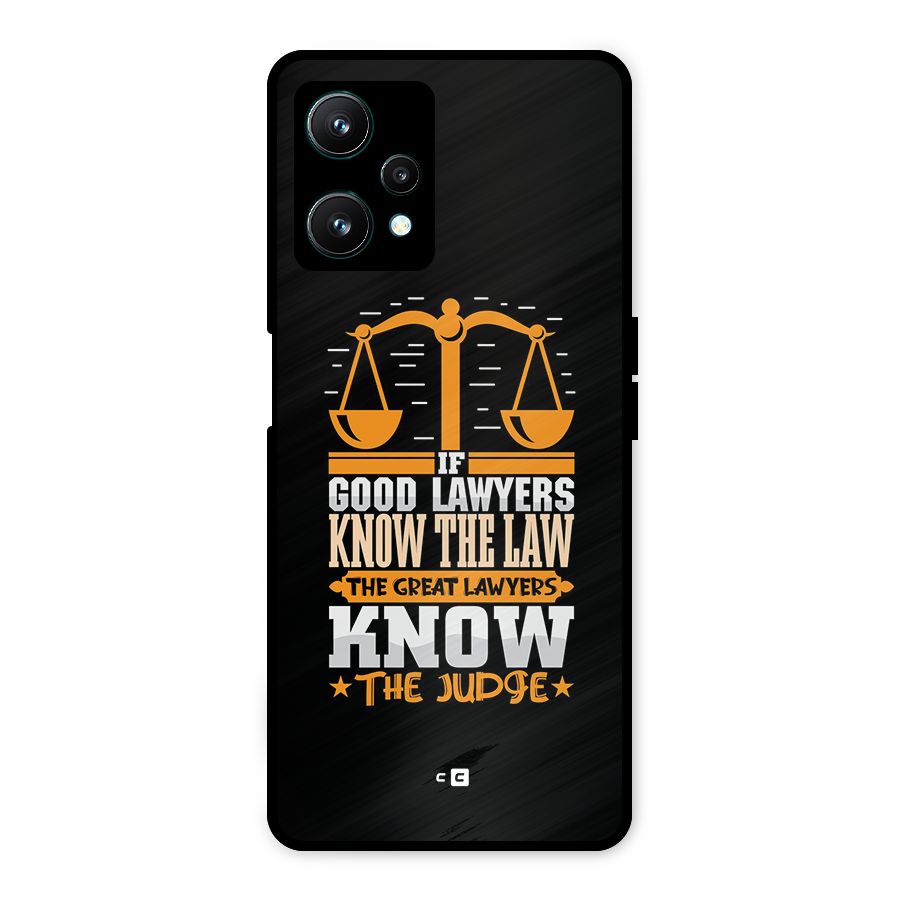 Know The Judge Metal Back Case for Realme 9 Pro 5G
