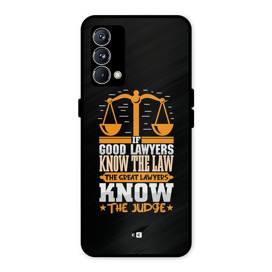 Know The Judge Metal Back Case for Realme GT Master Edition