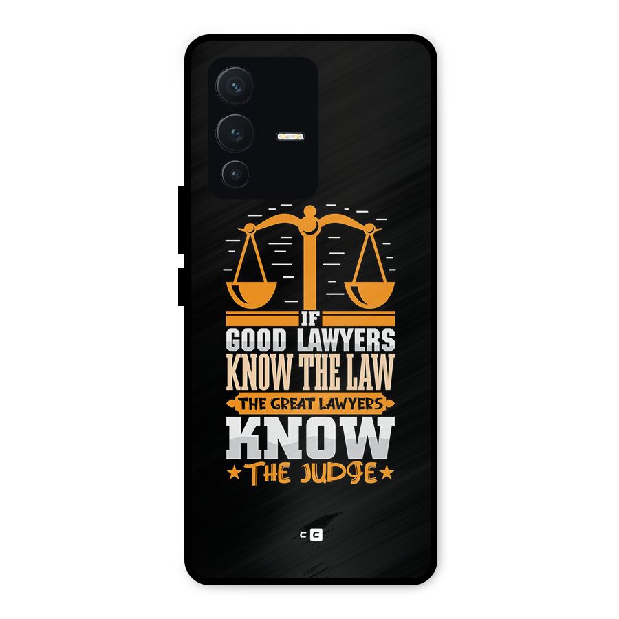 Know The Judge Metal Back Case for Vivo V23 5G