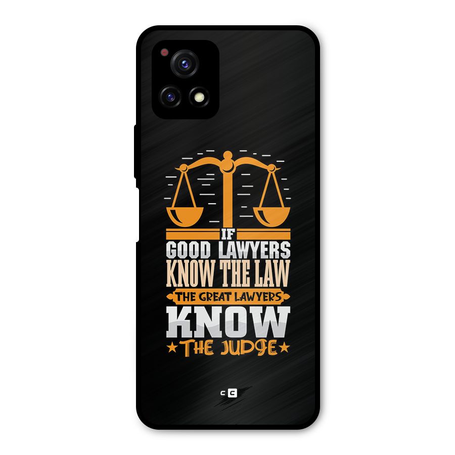 Know The Judge Metal Back Case for Vivo Y72 5G