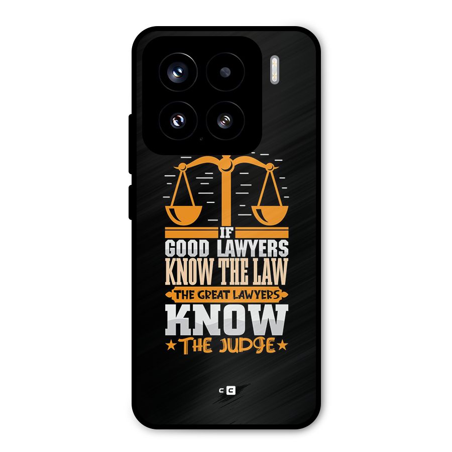 Know The Judge Metal Back Case for Xiaomi 15