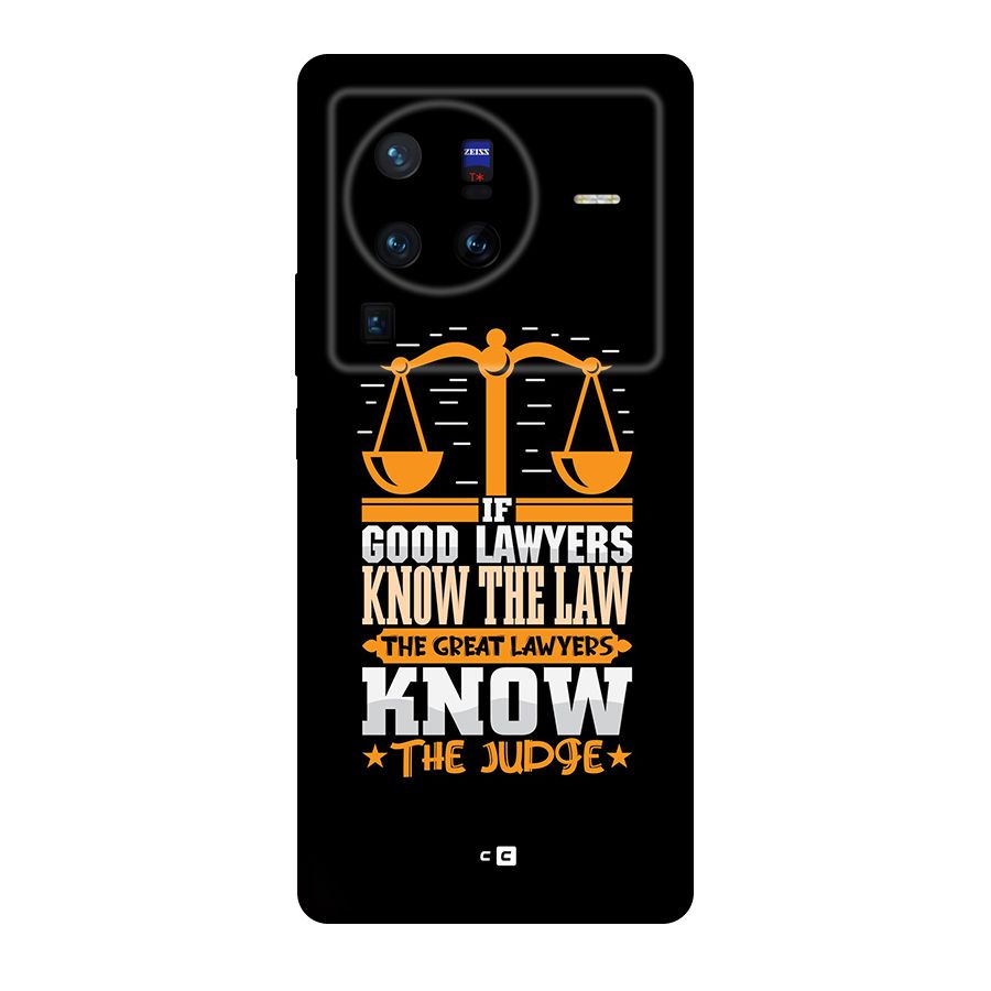 Know The Judge Original Polycarbonate Back Case for Vivo X80