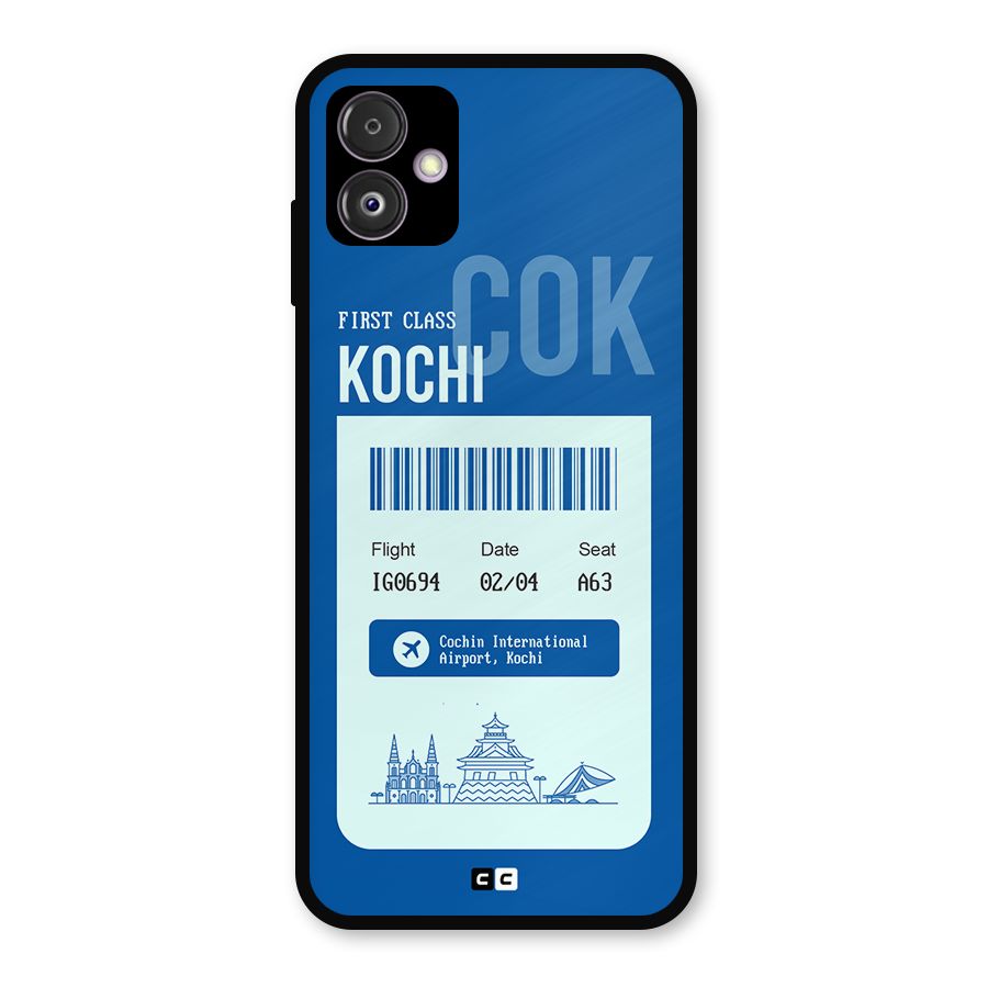 Kochi Boarding Pass Metal Back Case for Galaxy F14