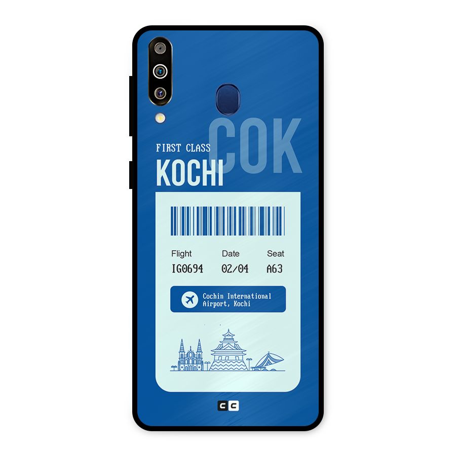 Kochi Boarding Pass Metal Back Case for Galaxy M30