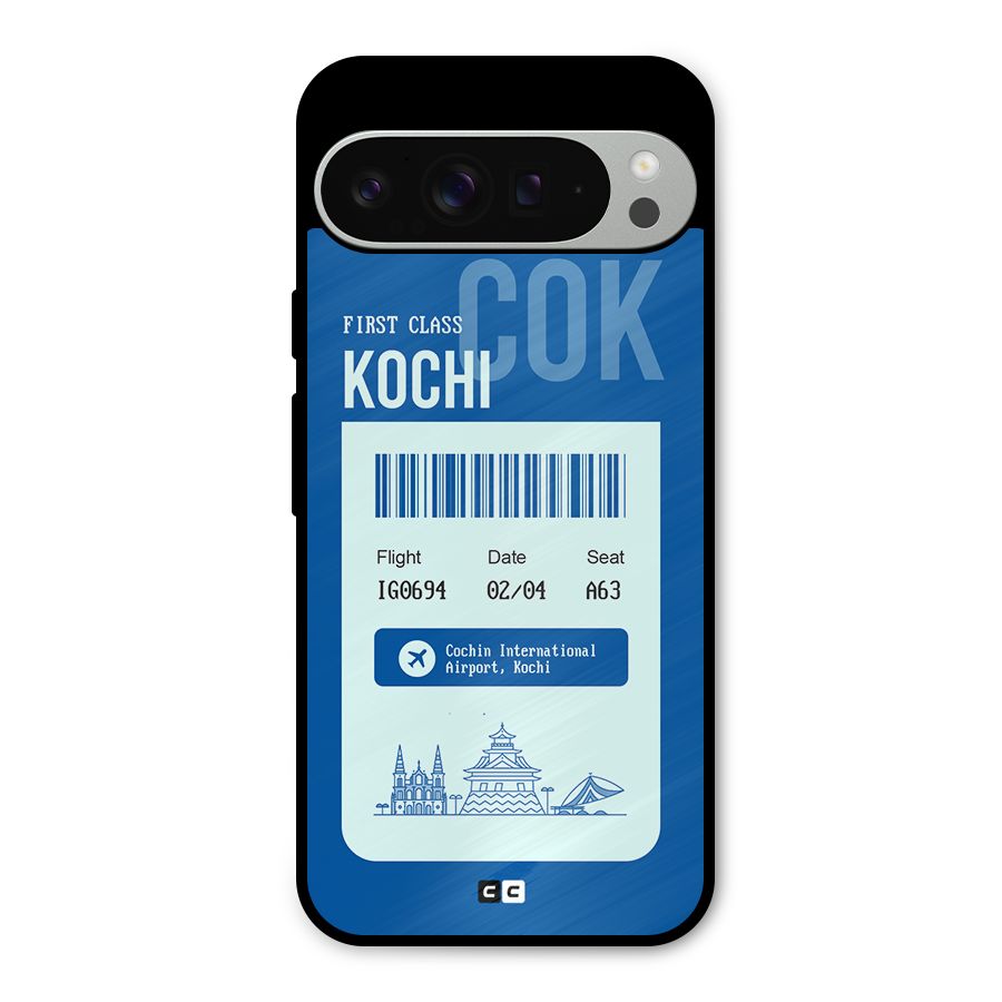 Kochi Boarding Pass Metal Back Case for Google Pixel 9 Pro XL