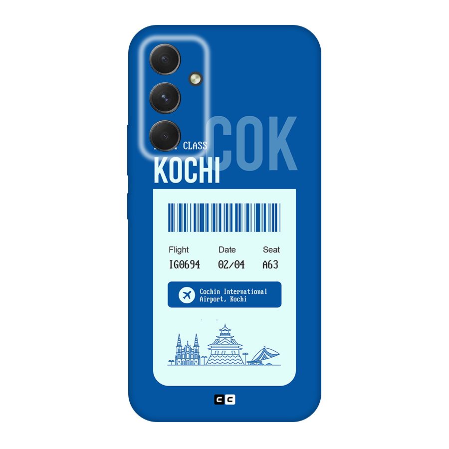 Kochi Boarding Pass Original Polycarbonate Back Case for Galaxy A54