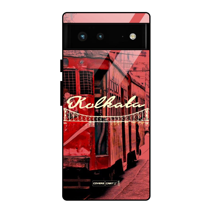 Kolkata Citystyle Glass Back Case for Google Pixel 6