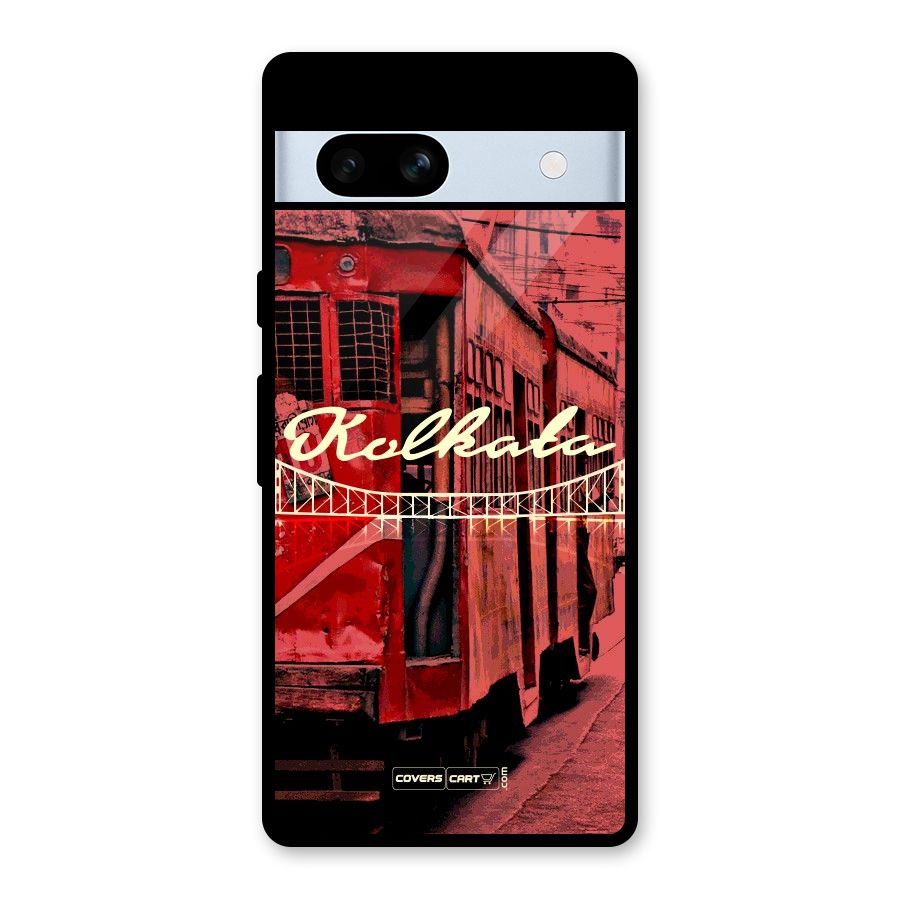 Kolkata Citystyle Glass Back Case for Google Pixel 7a