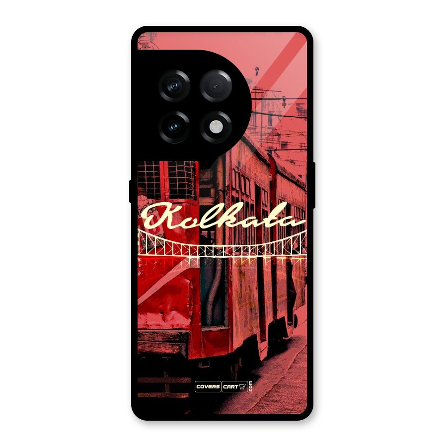 Kolkata Citystyle Glass Back Case for OnePlus 11R