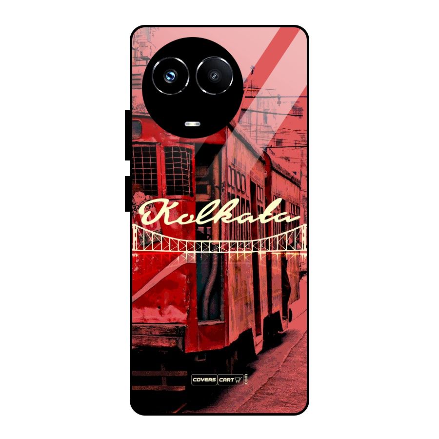 Kolkata Citystyle Glass Back Case for Realme Narzo 60X