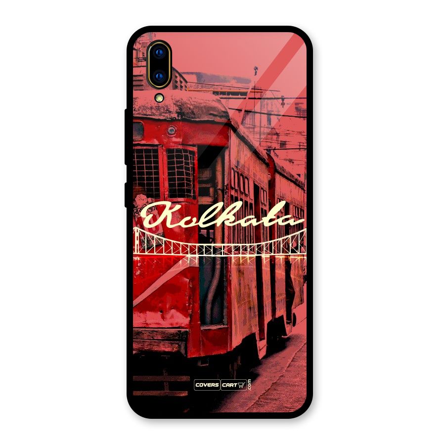 Kolkata Citystyle Glass Back Case for Vivo V11 Pro