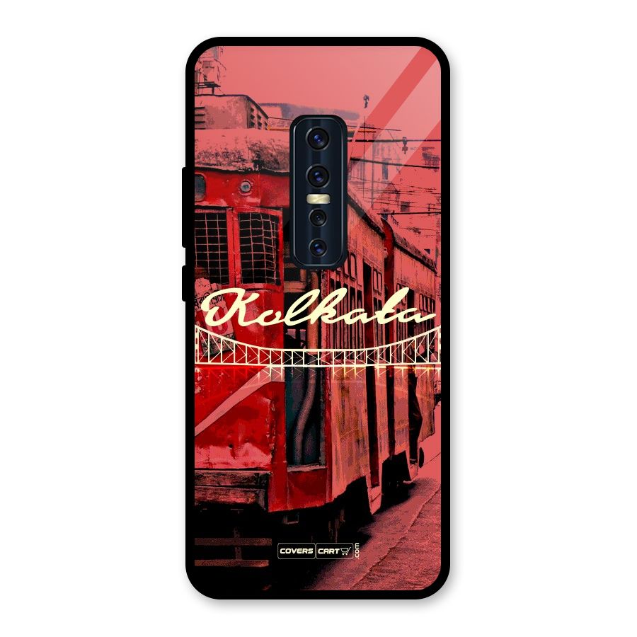 Kolkata Citystyle Glass Back Case for Vivo V17 Pro