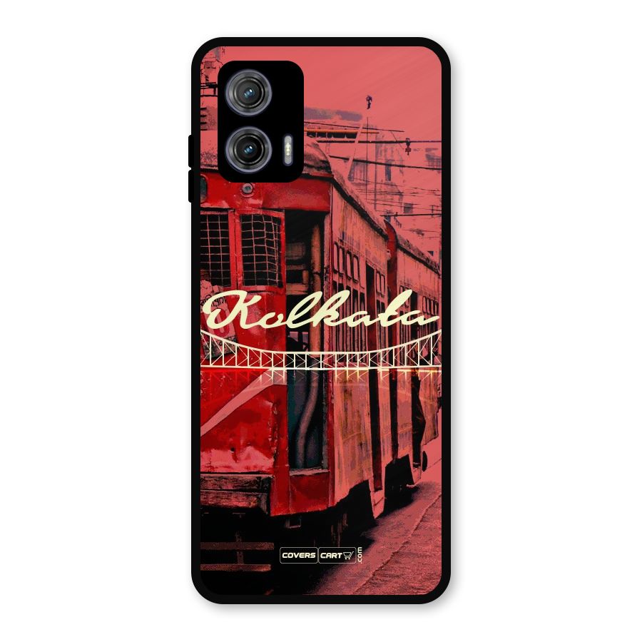 Kolkata Citystyle Metal Back Case for Moto G73
