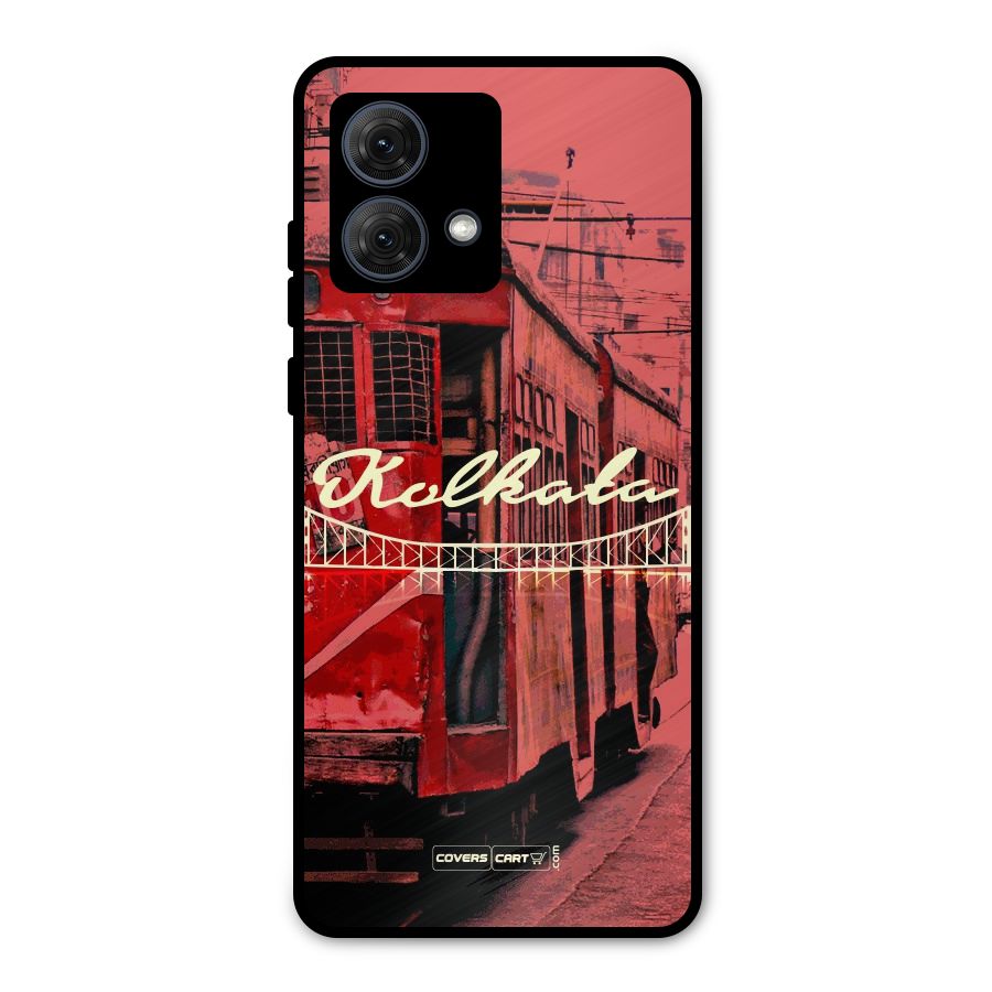 Kolkata Citystyle Metal Back Case for Moto G84
