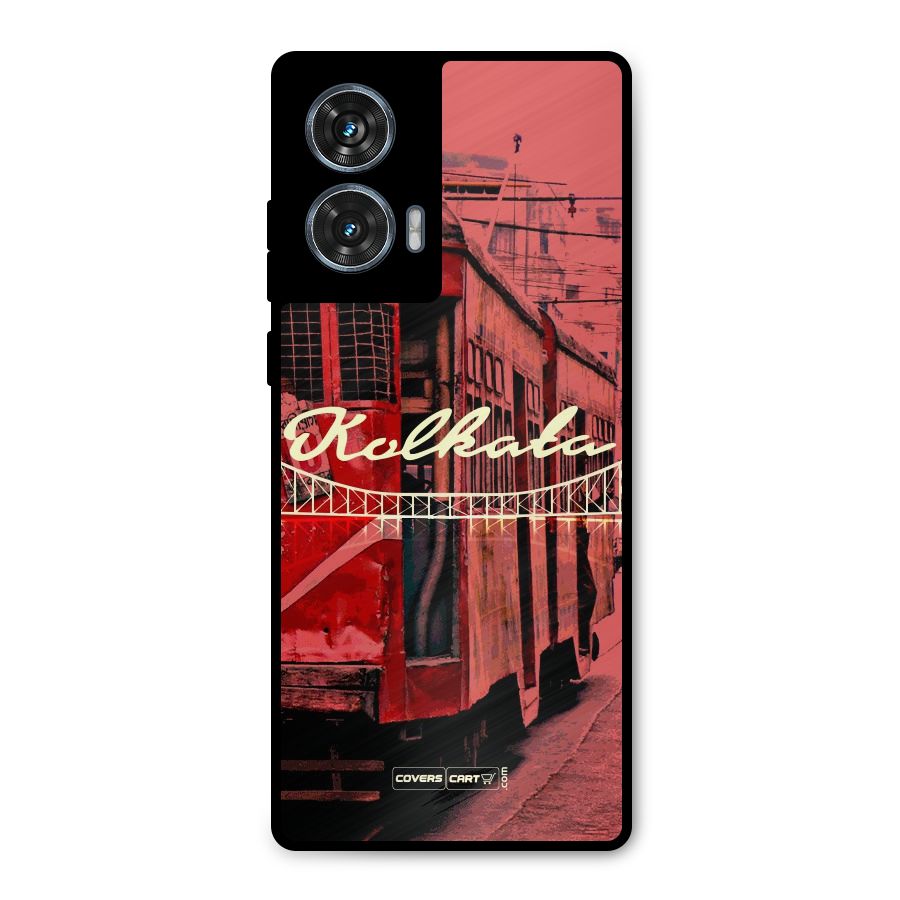 Kolkata Citystyle Metal Back Case for Motorola Edge 50 Fusion