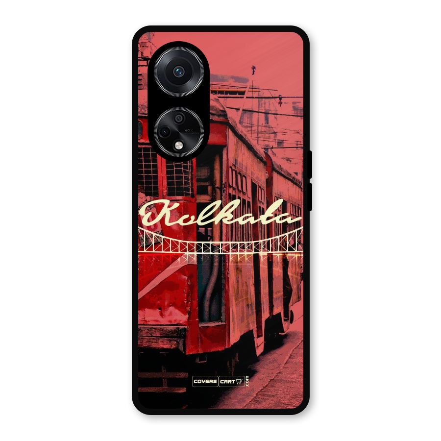 Kolkata Citystyle Metal Back Case for Oppo F23