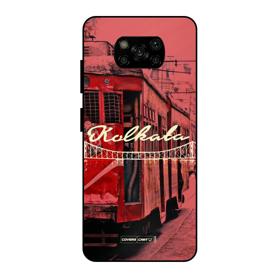 Kolkata Citystyle Metal Back Case for Poco X3