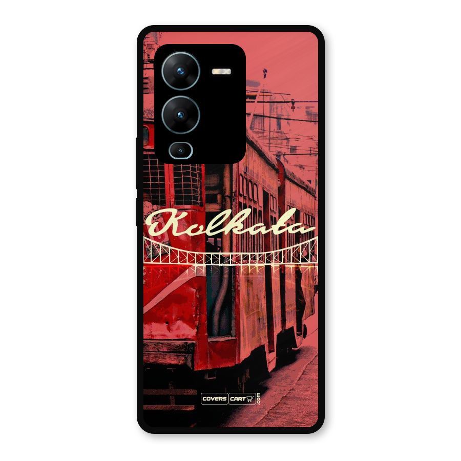 Kolkata Citystyle Metal Back Case for Vivo V25 Pro