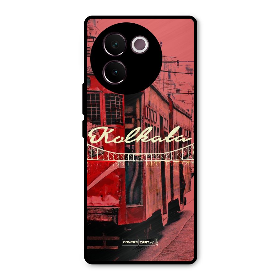 Kolkata Citystyle Metal Back Case for Vivo V30e