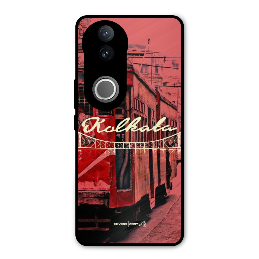 Kolkata Citystyle Metal Back Case for Vivo V50e