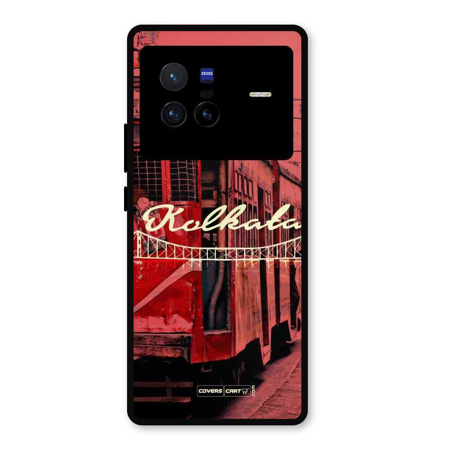 Kolkata Citystyle Metal Back Case for Vivo X80