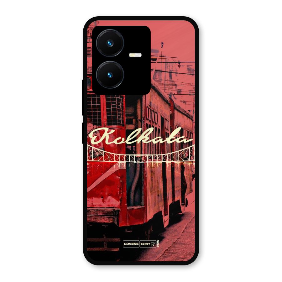 Kolkata Citystyle Metal Back Case for Vivo Y22