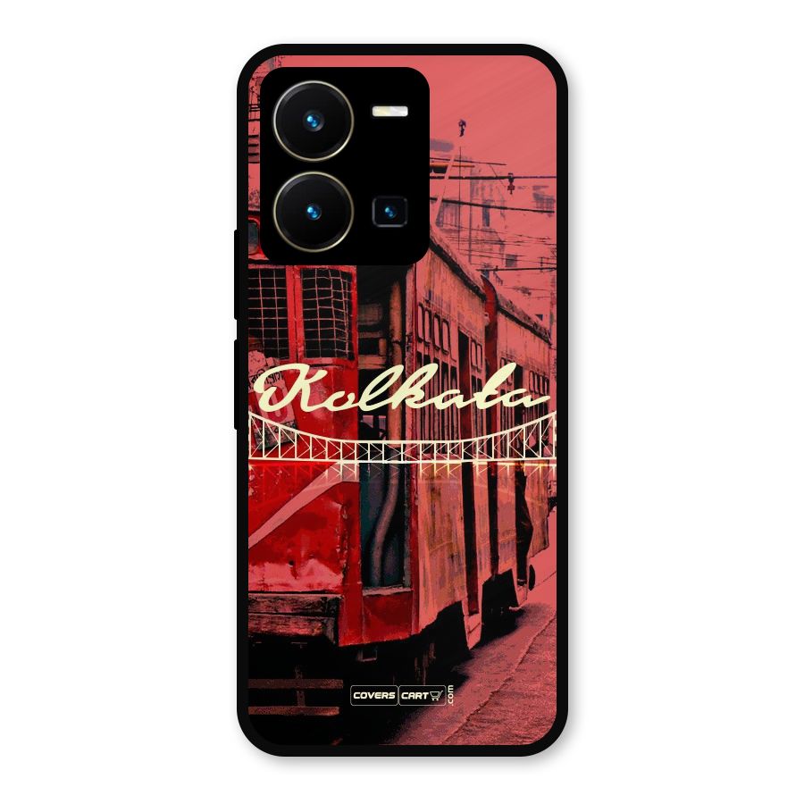 Kolkata Citystyle Metal Back Case for Vivo Y35