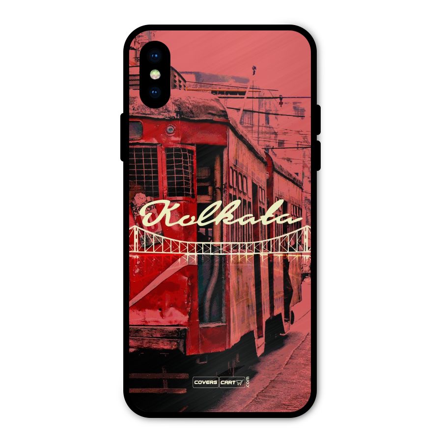 Kolkata Citystyle Metal Back Case for iPhone XS