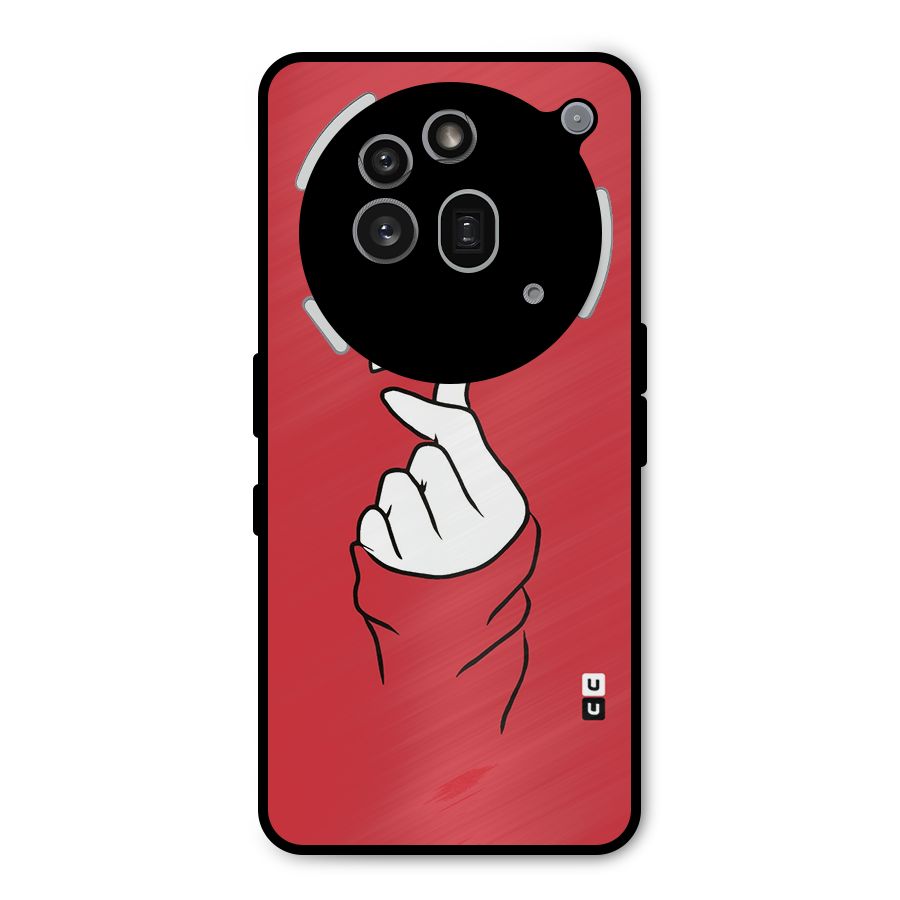 Korean Love Sign Metal Back Case for Nothing Phone 3a Pro