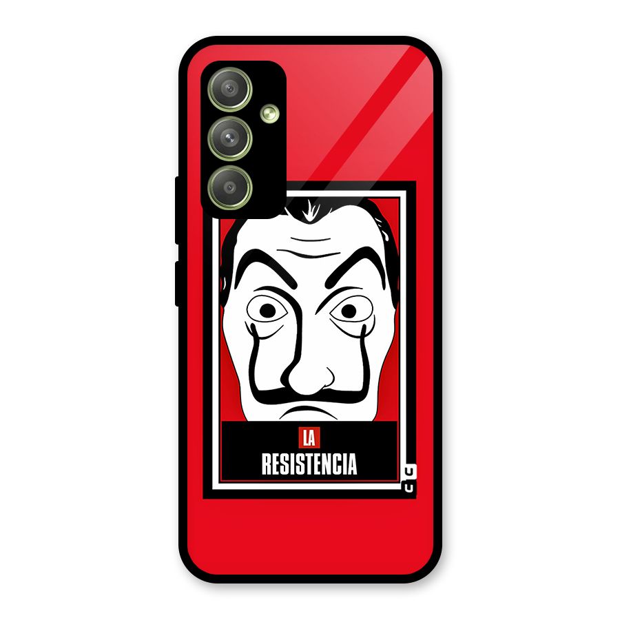La Resistencia Minimalist Glass Back Case for Galaxy A54