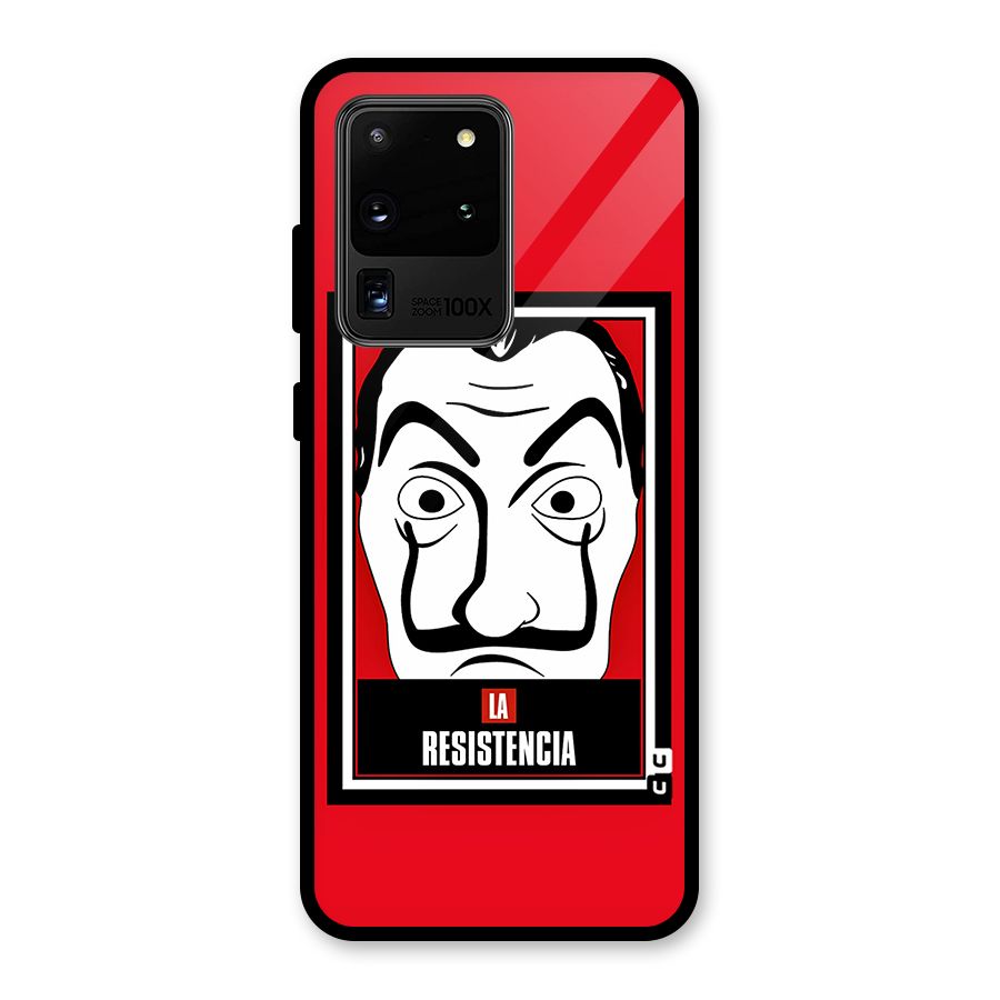 La Resistencia Minimalist Glass Back Case for Galaxy S20 Ultra