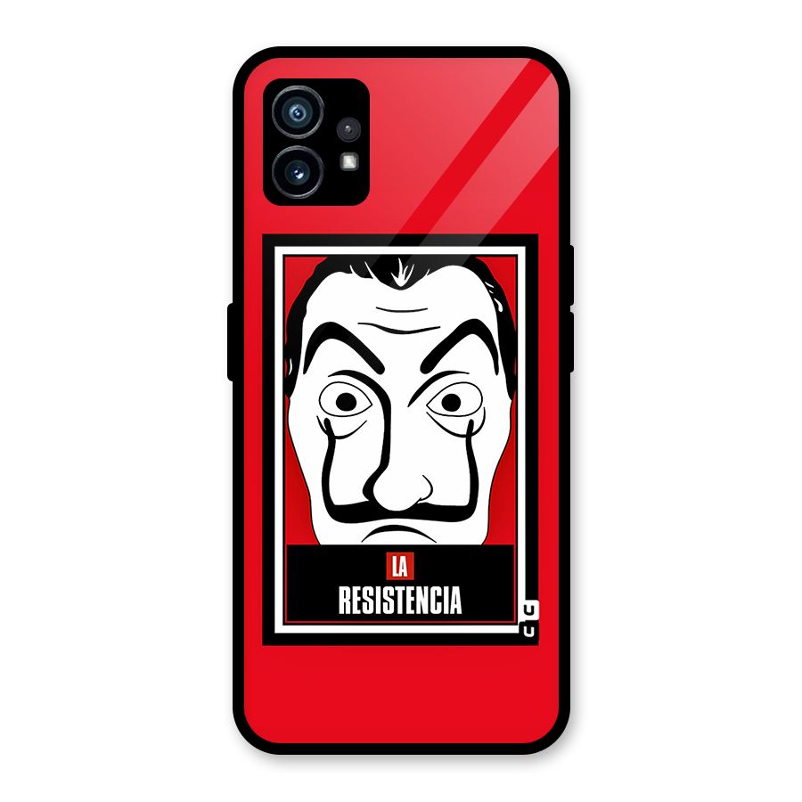 La Resistencia Minimalist Glass Back Case for Nothing Phone 1