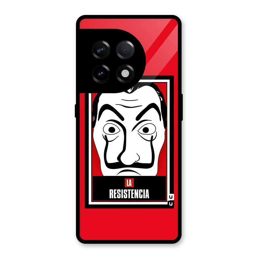 La Resistencia Minimalist Glass Back Case for OnePlus 11R