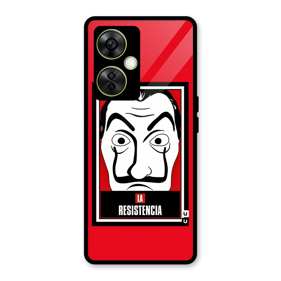 La Resistencia Minimalist Glass Back Case for OnePlus Nord CE 3 Lite